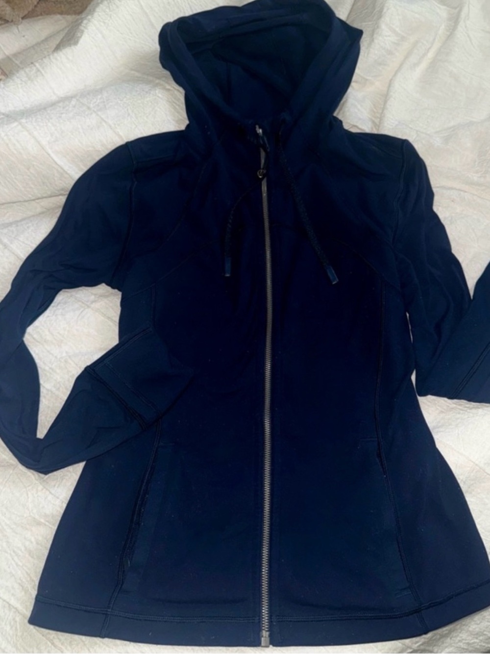 Lululemon navy hooded define jacket